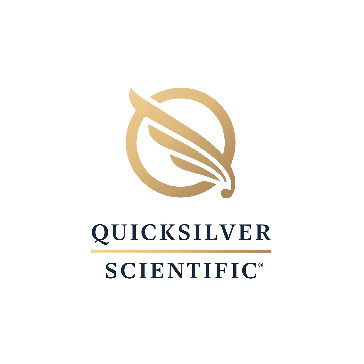 Quicksilver Scientific logo design and branding.