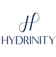 Hydrinity logo with elegant lettering.