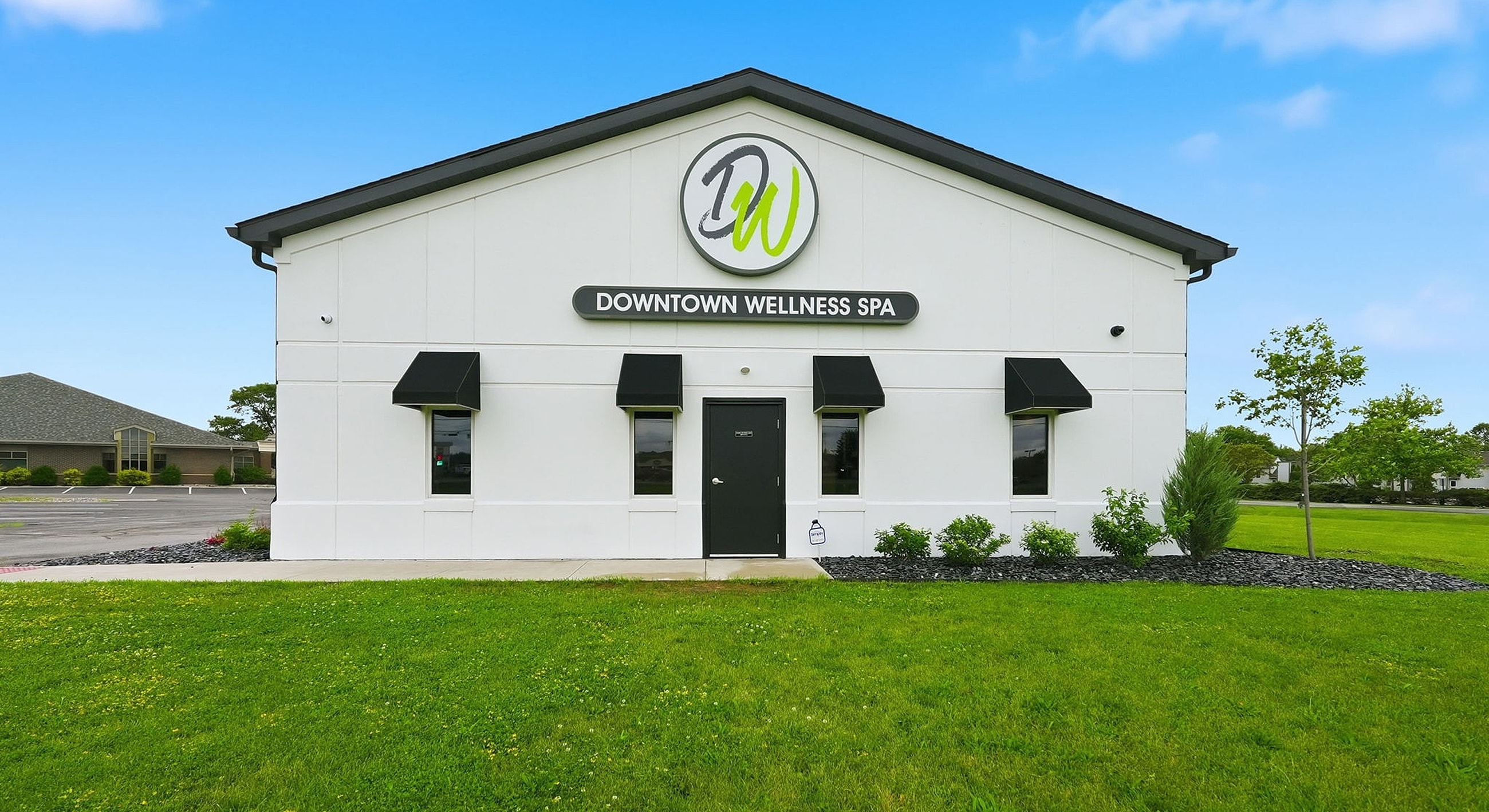 Downtown Wellness Spa exterior building view.